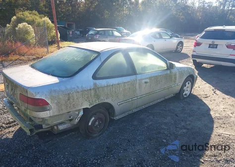 2000 Honda Civic Ex из США, поврежденный, VIN 1HGEJ8148YL094045